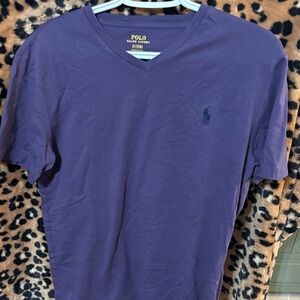 Polo by Ralph Lauren V-Neck Purple Tee